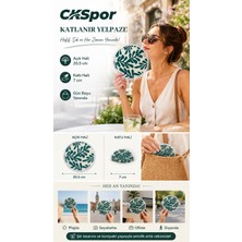 Ckspor Katlanır Yelpaze Taşınabilir Mini El Yelpazesi 20,5 cm