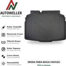 AutoWeller Skoda Fabia 2022 Sonrası Bagaj Havuzu | Alt Bagaj (Sabit Zemin)