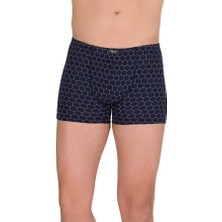6 Lı Paket Berrak Erkek Likralı Modal Boxer 4497 Renk - Karışık