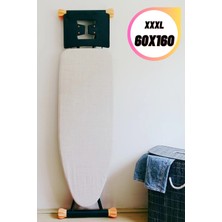 Asev Home Ütü Masası Kılıfı Keçeli Ipli Stoperli Battal Boy 60X160 cm