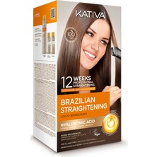 Kativa Brezilya Fönü - Keratinli Saç Düzleştirme Kiti - Doğal Ve Vegan