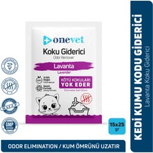 onevet Kedi Kumu Koku Giderici Lavantalı 15 Adet 25 Gr