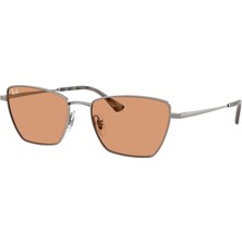 Ray-Ban RB 3783 0047 53 Unisex Geometrik Gri Metal Güneş Gözlüğü