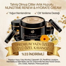 3 x 100 ml Renew & Hydrate Tahriş Karşıtı Yatıştırıcı ve Onarıcı Bakım Kremi Nungtime