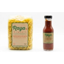 Raya Organik Organik Acı Ketçap 300G - Organik Burgu Makarna 500 G 2'li Set