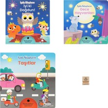 Yapı Kredi Yayınları Yapı Kredi Işıklı Kitaplarım Iyi Ki Doğdun Gece Hayvanları ve Taşıtlar 3lü Set 2 Yaş ve Üzeri