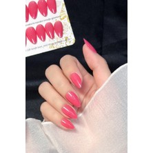 Easy Beauty Kısa Badem 24 Adet Takma Tırnak Seti W1605