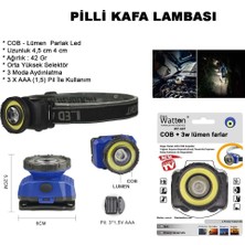 Drop Tedarik Güçlü Pilli Kafa Lambası  WT-607