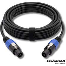 AUDIOX Beta Series Speakon Hoparlör Kablosu 2x1,5 mm Spekon Spekon Pasif Kabin Kablosu