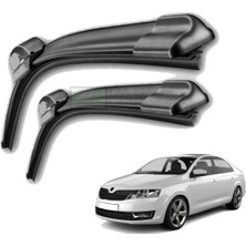 Expar Oto Skoda Rapıd Ön Cam Silecek Süpürgesi Takımı 2012 - 2019 Skoda Rapid Ön Silecek Sağ Sol Takım