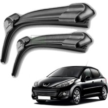 Expar Oto Peugeot 207 Ön Cam Silecek Süpürgesi Takımı 2007 - 2012 Pejo 207 Ön Silecek Sağ Sol Takım
