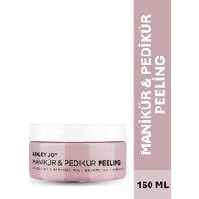 Ashley Joy Manikür Pedikür Peelingi Jojoba Kayısı Susam Yağlı Niasinamid ve E Vitaminli 150 ml