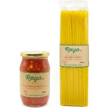 Raya Organik Organik Rendelenmiş Domates 345 G - Organik Spagetti 500 G