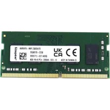 Kingston 8gb Ddr4 3200MHZ 1RX16 PC4-3200AA CL22 Sodımm Notebook Ram Kkrvfx-Mıf 4501C630