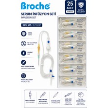 Broche Serum Infüzyon Seti 25'li Paket