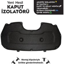 Öz-İş Yeni Nesil Peugeot 2008 Kaput Keçesi Izolatörü 2020 Sonrası Hafif ve Kolay Montajlı