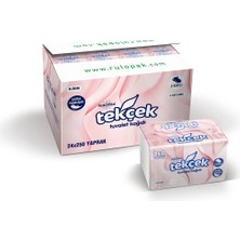 Rulopak  Tekçek Tuvalet Kağıdı 11,5X19 Cm. 2 Katlı 250 Yaprak*24 Paket (koli)