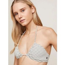 Tommy Hilfiger Kadın / Kız Bej Tommy Hilfiger Halter Bandeau Rp, 0gk Bej Kadın Bikini Üstü
