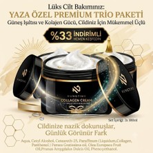 3 x 100 ml Kolajen & Panthenol Krem Tüm Cilt Tipleri Için Kırışıklık Karşıtı Etki Nungtime