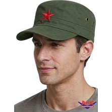 Axe Sportswear Yazlık Yıldız Nakışlı Arkası Cırtlı Ayarlanabilir Castro Cap Kep Avcı Model Şapka