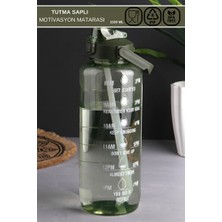 Empressco Motivasyonlu Su Şişesi 1500 ml Kapaklı Tutma Saplı BPA İçermeyen Sağlam Yapı