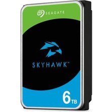 6 Tb Seagate 3.5 Skyhawk Sata 5400RPM 256MB 7/24 Guvenlık ST6000VX009 (3 Yıl Resmı Dıst Garantılı)