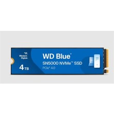 4 Tb Wd Blue SN5000 Pcı-4.0 5000MB/S 4000MB/S M2 SSD WDS400T4B0E