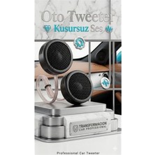 Arse Group TS-S250 Eversonic Tweeter Seti 350W Yüksek Performans Kristal Netliğinde Tiz Ses Hoparlörü