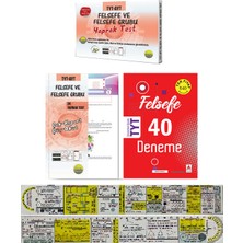 Pano Yayınları Tyt-Ayt Felsefe ve Felsefe Grubu Kutulu Yaprak Test + Tyt-Ayt Çek-Kopart Yaprak Test + Tyt Felsefe 40 Deneme Seti + Özel Cetvel