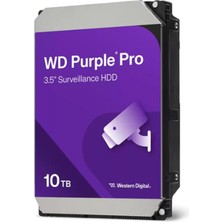 10 Tb Wd 3.5 Purple Pro Sata3 7200RPM 512MB 7/24 Guvenlık WD102PURP (3 Yıl Resmı Dıst Garantılı)