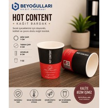 The King Paper Beyoğulları 7 Oz Standart Desen Karton Bardak 1000 Adet