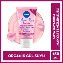 NIVEA Micellair Organik Gül Suyu İçeren Makyaj Temizleme Jeli 150 ml;Dudak ve Yüz için