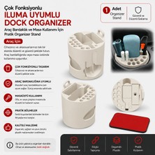 Memania Co Çok Fonksiyonlu Iqos Iluma Dock Uyumlu ve Organizer – Araç Bardaklık ve Masa Kullanımı Için Pratik Stand