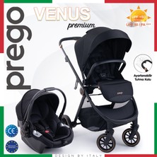 Prego Venüs Travel Sistem Standart Bebek Arabası 22 kg Taşıma Kapasitesi ve Katlanabilme Özelliği