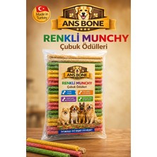 ANS 3 Paket 50 Li Renkli Munchy Çubuk Köpek Ödülü