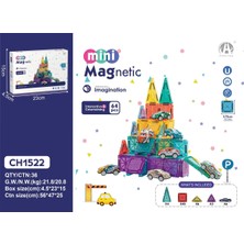 Moresun Buğz 3.75CM Mini Magnetic Blok 64 Parça