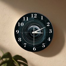 No 26 Dekor Dekoratif Duvar Saati – 33 cm Uv Baskılı Mdf Duvar Saati