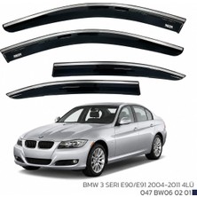 Niken Bmw 3 Serisi E90 Cam Rüzgarlığı Kromlu 2004-2011 Arası Uyumlu