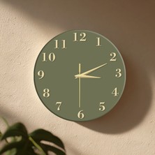 No 26 Dekor Dekoratif Duvar Saati – 33 cm Uv Baskılı Mdf Duvar Saati