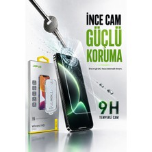 Jopus iPhone 17 Pro Max Uyumlu Temperli Cam Ekran Koruyucu Tam Kaplayan Kolay Uygulama Aparatlı Seti Kiti Kırılmaz
