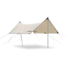 Naturehike Hexagon Glamping Tarp 3x4.8 mt Renkli Güneş ve Rüzgar Koruma Tentesi Pamuklu Malzeme
