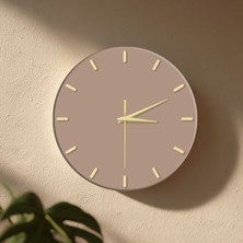 No 26 Dekor Dekoratif Duvar Saati – 33 cm Uv Baskılı Mdf Duvar Saati