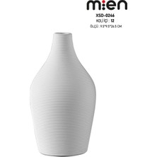 MİEN Mien Dekoratif Seramik Eşya - Vazo 9.5*9.5*26.5 cm
