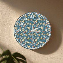 No 26 Dekor Dekoratif Duvar Saati – 33 cm Uv Baskılı Mdf Duvar Saati