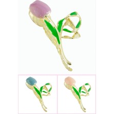 Moresun Buğz Lale Metal Mandal Toka 11 cm