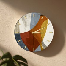 No 26 Dekor Dekoratif Duvar Saati – 33 cm Uv Baskılı Mdf Duvar Saati