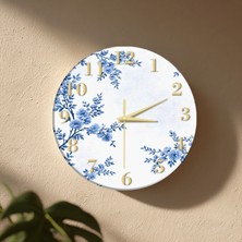 No 26 Dekor Dekoratif Duvar Saati – 33 cm Uv Baskılı Mdf Duvar Saati
