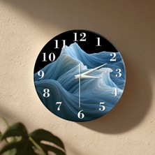 No 26 Dekor Dekoratif Duvar Saati – 33 cm Uv Baskılı Mdf Duvar Saati