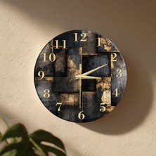 No 26 Dekor Dekoratif Duvar Saati – 33 cm Uv Baskılı Mdf Duvar Saati