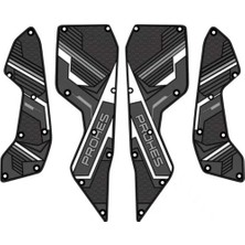 Prohes Yamaha Nmax 125 / 155 2025-2026 Uyumlu Kauçuk Basamak Takımı Beyaz